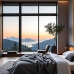 le double vitrage élimine les parois froides dans la chambre, assurant une meilleure isolation thermique et un confort optimal.