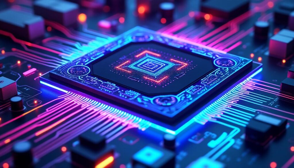 découvrez comment le processeur photonique utilise la lumière au lieu des électrons pour révolutionner la vitesse et l'efficacité du calcul.