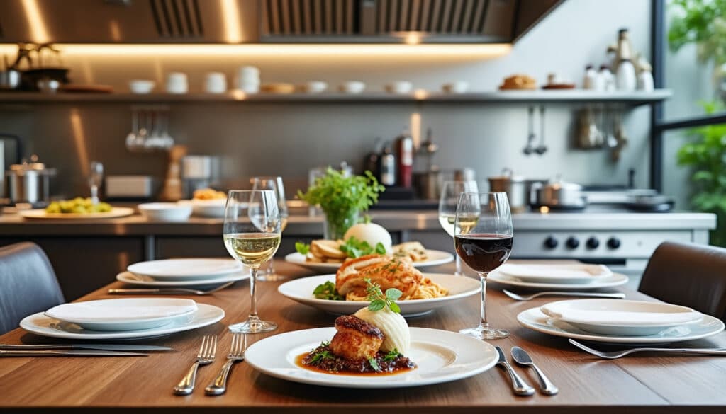 découvrez un menu restaurant spécialement conçu par les élèves du lycée hôtelier, alliant créativité et savoir-faire culinaire pour une expérience gourmande unique.